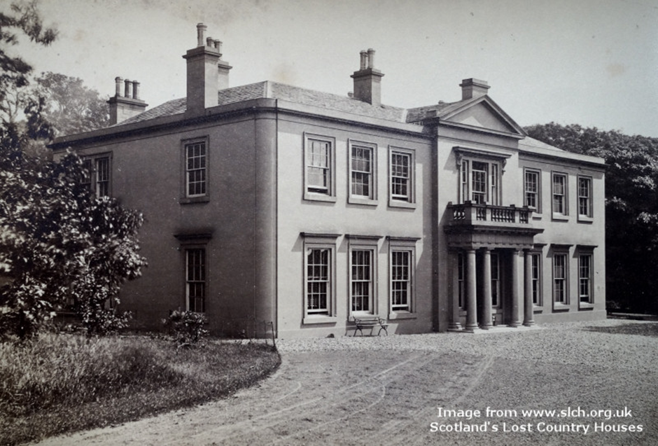 Photo of Ardeer House, Scotland where the Sutherlands lived when Mary was born.